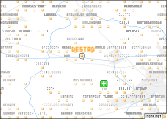 map of De Stad