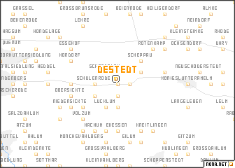 map of Destedt