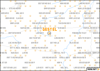 map of Destel