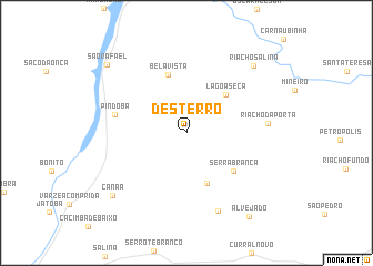 map of Destêrro