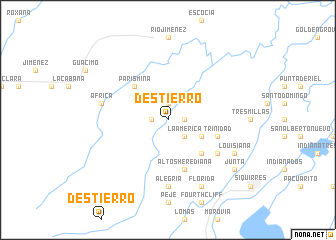 map of Destierro