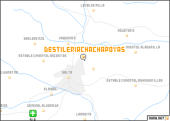 map of Destilería Chachapoyas