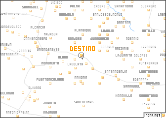 map of Destino