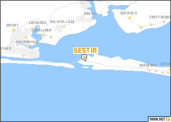 map of Destin