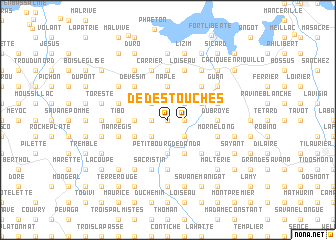 map of Destouches