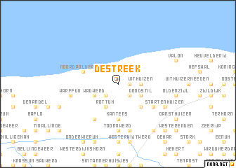 map of De Streek