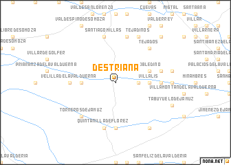 map of Destriana