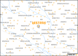 map of Destrnik