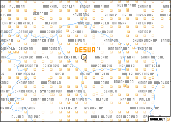 map of Desua
