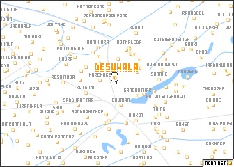 map of Desuwāla