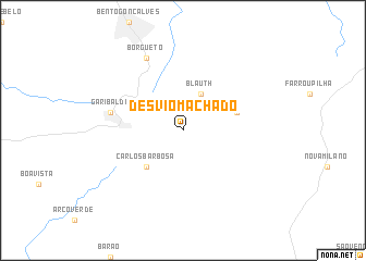 map of Desvio Machado