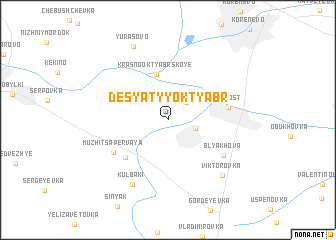 map of Desyatyy Oktyabr\