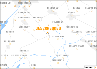 map of Deszkásürbő