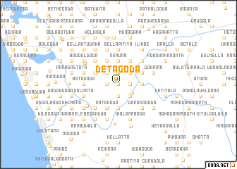 map of Detagoda
