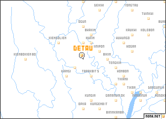 map of Detau