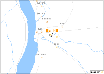 map of Detau