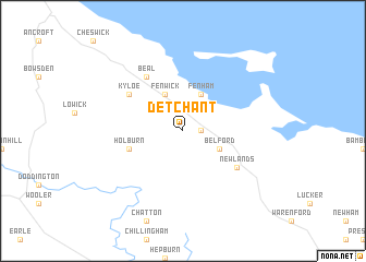 map of Detchant