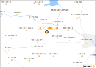 map of Detenkovo