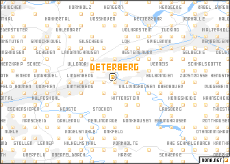 map of Deterberg