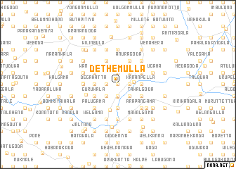 map of Dethemulla