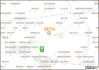 map of De Tij