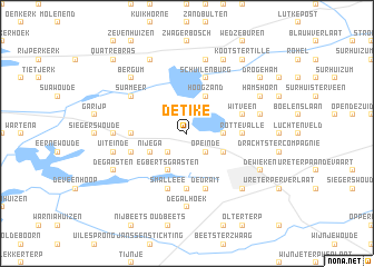 map of De Tike