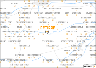 map of De Tippe