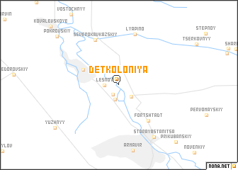 map of (( Detkoloniya ))