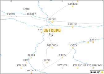 map of Detkovo