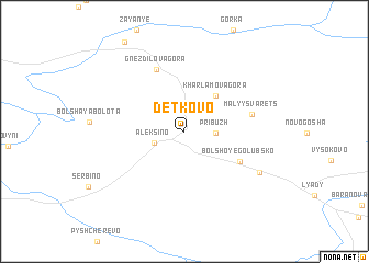 map of Detkovo