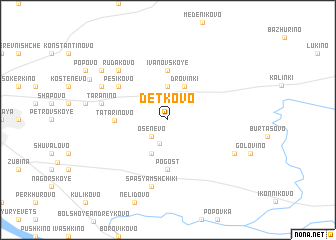 map of Detkovo