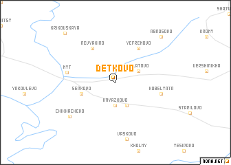 map of Detkovo