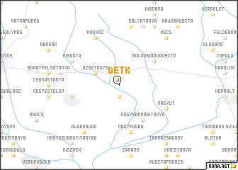 map of Detk