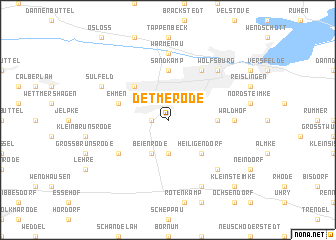 Detmerode (Germany) map - nona.net