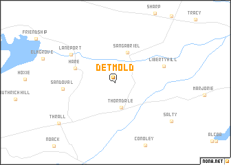 map of Detmold