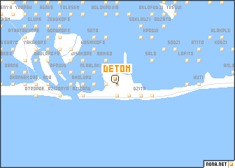 map of Detom