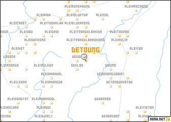 map of De Toung