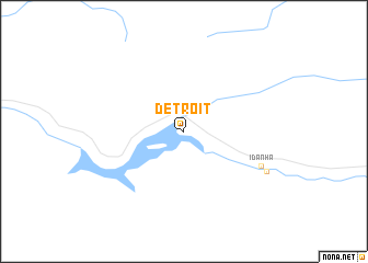 map of Detroit