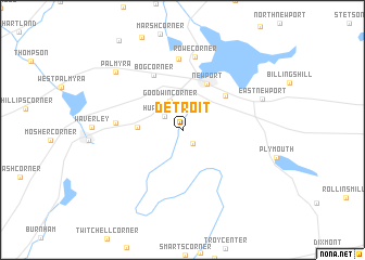 map of Detroit