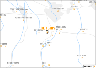 map of Detskiy