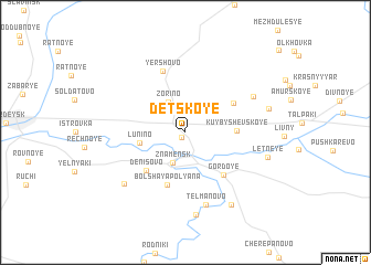 map of Detskoye