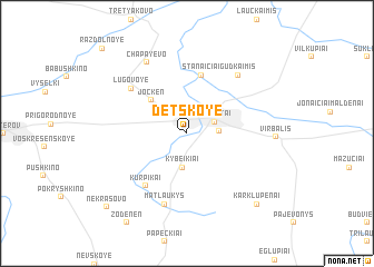 map of Detskoye