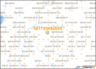 map of Dettenhausen