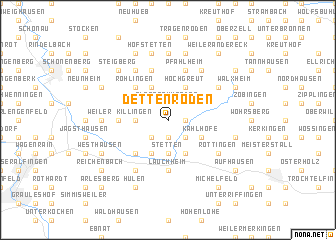 map of Dettenroden