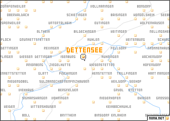 map of Dettensee