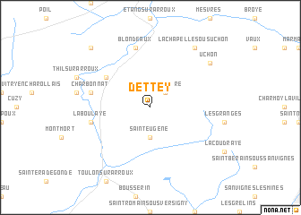map of Dettey