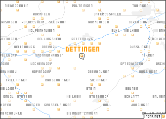 map of Dettingen