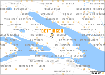 map of Dettingen