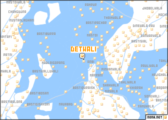 map of Detwāli