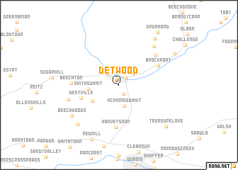 map of Detwood